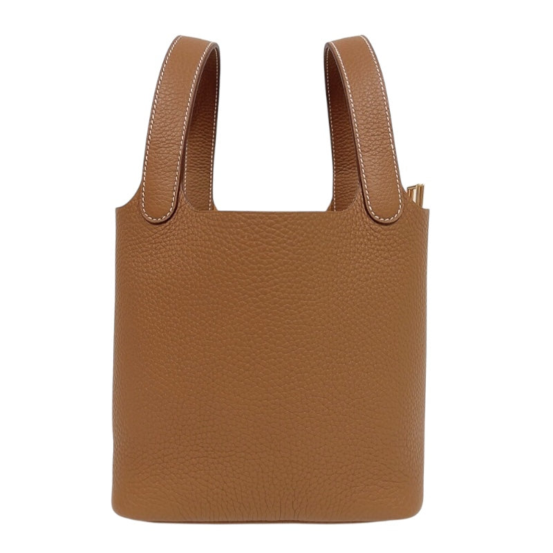 エルメス HERMES ピコタンロックPM K刻印　(2025年製) ゴールド　ゴールド金具 トリヨンクレマンス ユニセックス ハンドバッグ