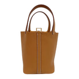 エルメス HERMES ピコタンロックPM K刻印　(2025年製) ゴールド　ゴールド金具 トリヨンクレマンス ユニセックス ハンドバッグ