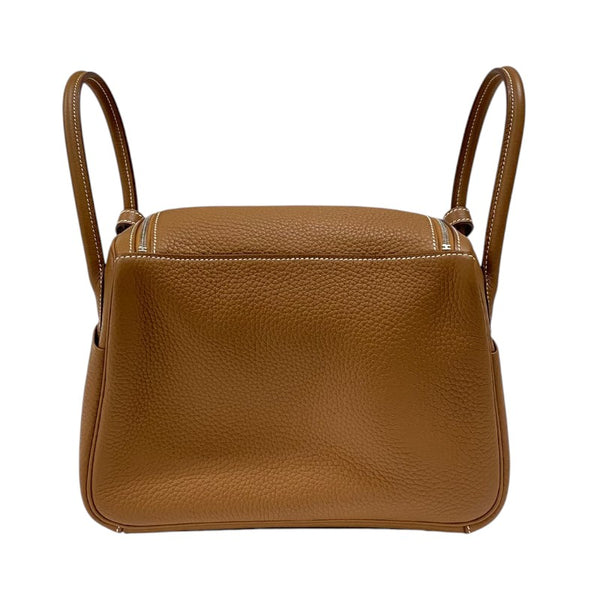 エルメス HERMES リンディ26 W刻 ゴールド シルバー金具 トリヨンクレマンス レディース ショルダーバッグ