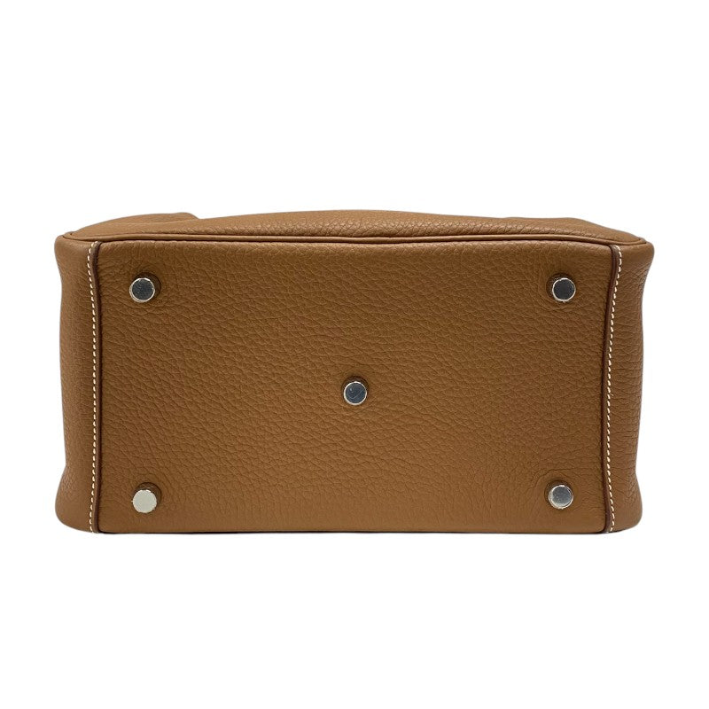 エルメス HERMES リンディ26 W刻 ゴールド シルバー金具 トリヨンクレマンス レディース ショルダーバッグ