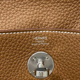 エルメス HERMES リンディ26 W刻 ゴールド シルバー金具 トリヨンクレマンス レディース ショルダーバッグ