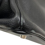 エルメス HERMES バーキン30 □Q刻 ブラック シルバー金具 トリヨンクレマンス レディース ハンドバッグ