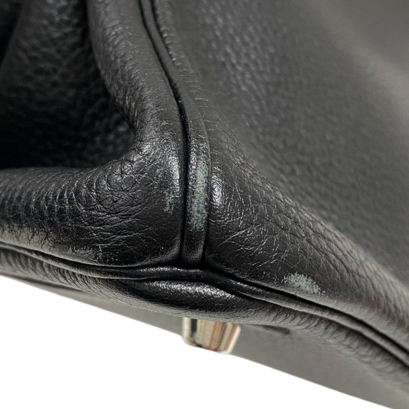 エルメス HERMES バーキン30 □Q刻 ブラック シルバー金具 トリヨンクレマンス レディース ハンドバッグ