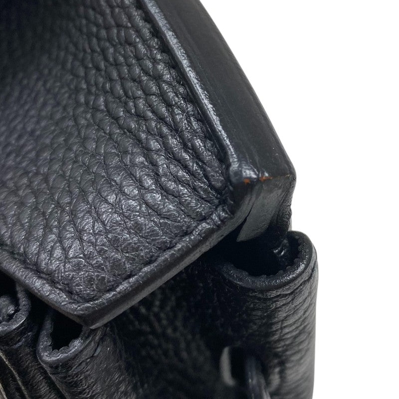 エルメス HERMES バーキン30 □Q刻 ブラック シルバー金具 トリヨンクレマンス レディース ハンドバッグ