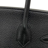 エルメス HERMES バーキン30 □Q刻 ブラック シルバー金具 トリヨンクレマンス レディース ハンドバッグ
