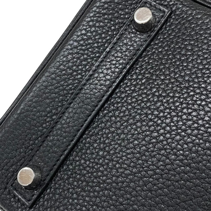 エルメス HERMES バーキン30 □Q刻 ブラック シルバー金具 トリヨンクレマンス レディース ハンドバッグ