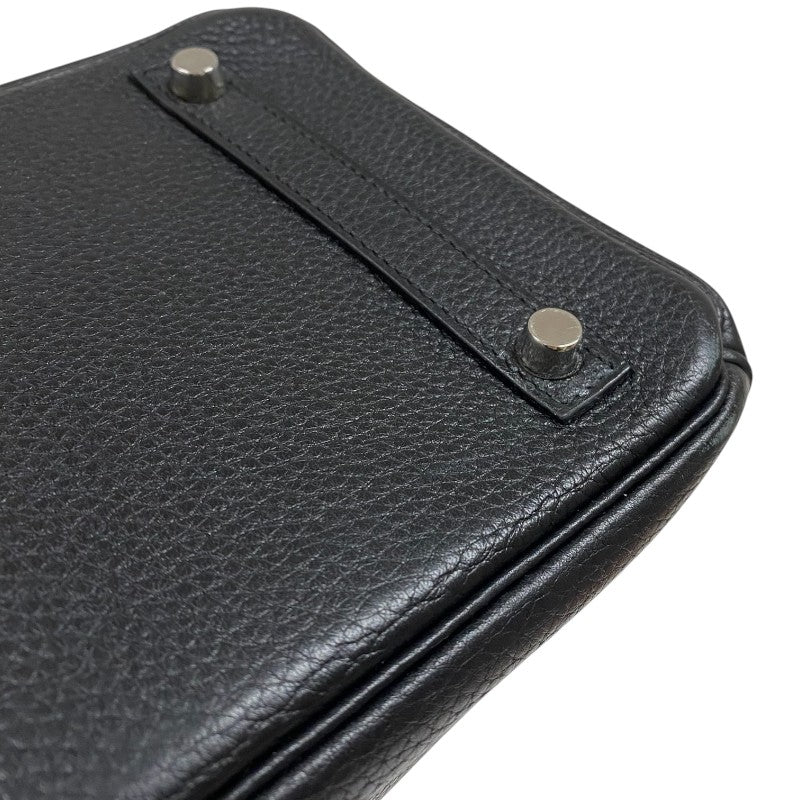 エルメス HERMES バーキン30 □Q刻 ブラック シルバー金具 トリヨンクレマンス レディース ハンドバッグ