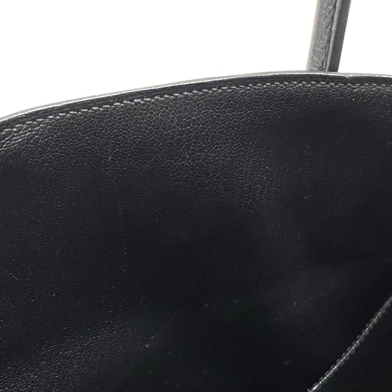 エルメス HERMES バーキン30 □Q刻 ブラック シルバー金具 トリヨンクレマンス レディース ハンドバッグ