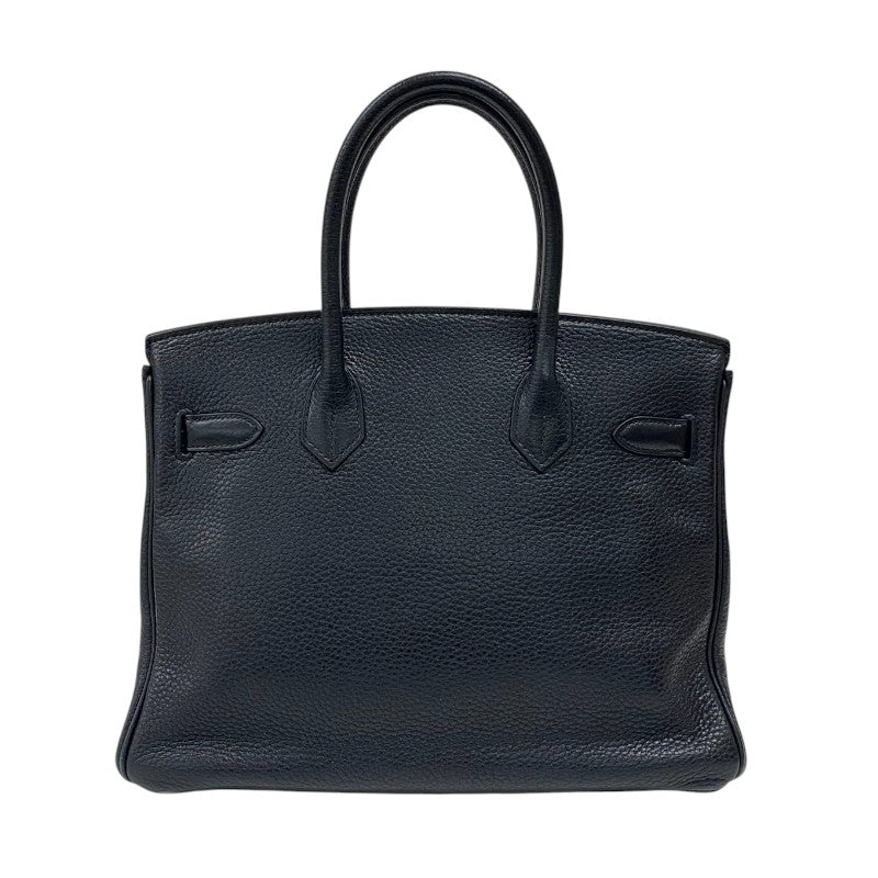 エルメス HERMES バーキン30 □Q刻 ブラック シルバー金具 トリヨンクレマンス レディース ハンドバッグ