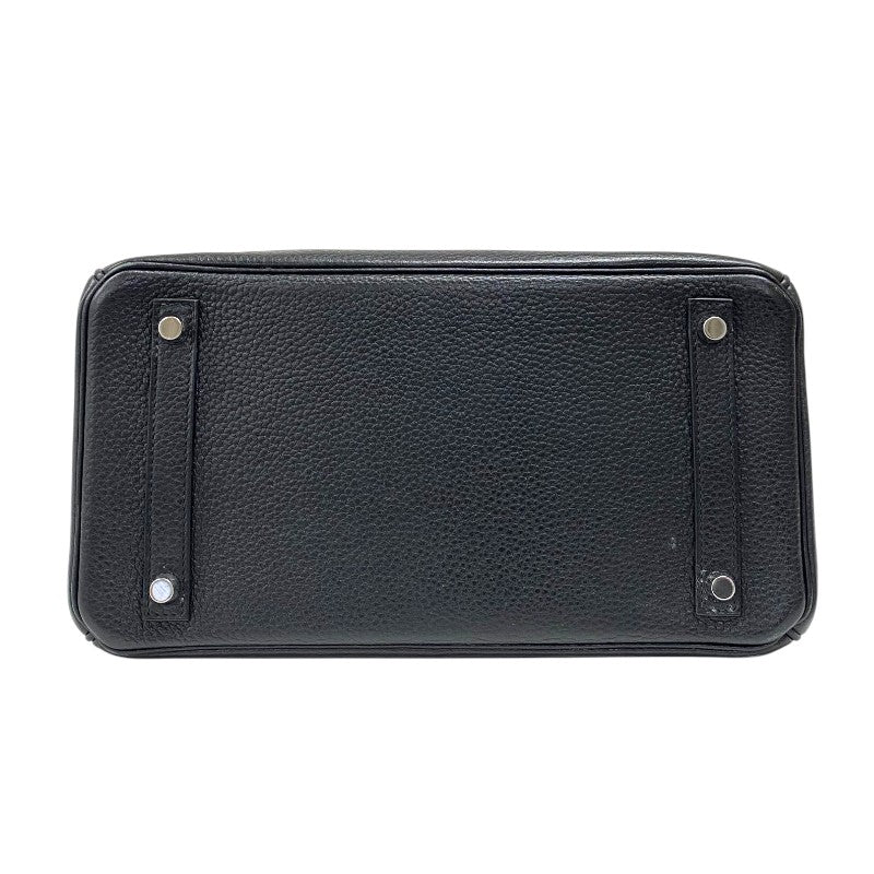 エルメス HERMES バーキン30 □Q刻 ブラック シルバー金具 トリヨンクレマンス レディース ハンドバッグ