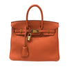 エルメス HERMES バーキン25 X刻 キュイーブル ゴールド金具 トゴ レディース ハンドバッグ