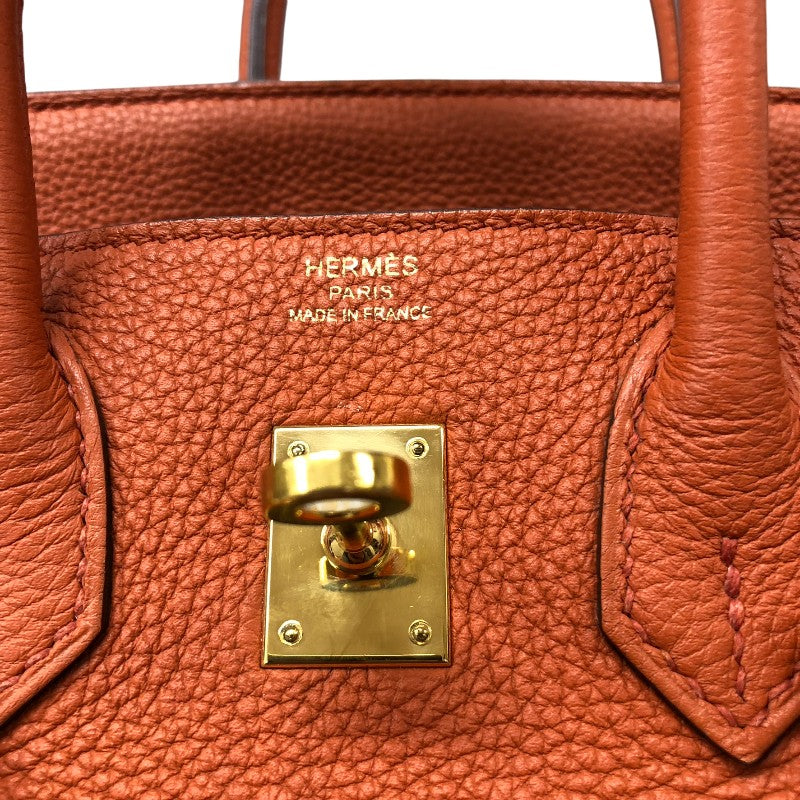 エルメス HERMES バーキン25 X刻 キュイーブル ゴールド金具 トゴ レディース ハンドバッグ
