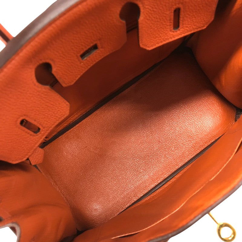 エルメス HERMES バーキン25 X刻 キュイーブル ゴールド金具 トゴ レディース ハンドバッグ