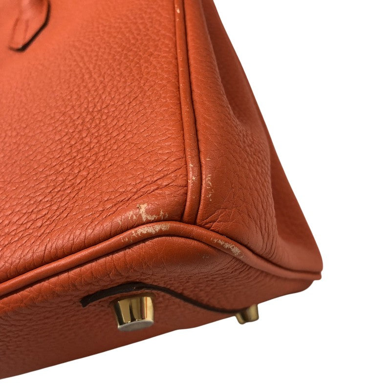 エルメス HERMES バーキン25 X刻 キュイーブル ゴールド金具 トゴ レディース ハンドバッグ