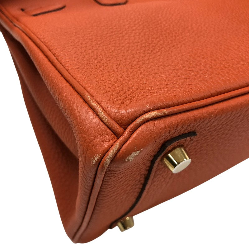 エルメス HERMES バーキン25 X刻 キュイーブル ゴールド金具 トゴ レディース ハンドバッグ