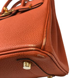 エルメス HERMES バーキン25 X刻 キュイーブル ゴールド金具 トゴ レディース ハンドバッグ