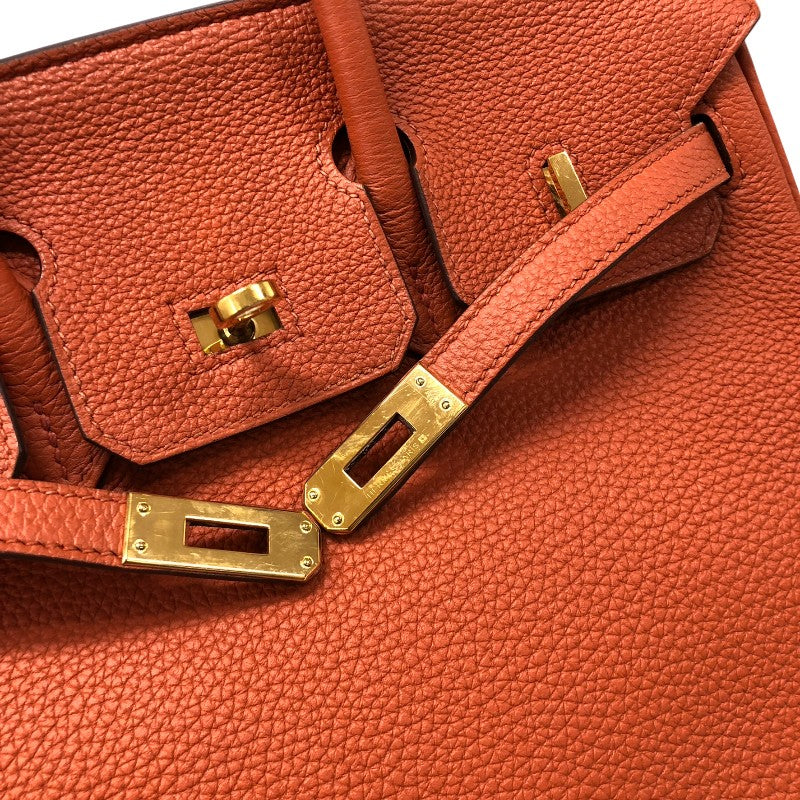 エルメス HERMES バーキン25 X刻 キュイーブル ゴールド金具 トゴ レディース ハンドバッグ