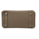 エルメス HERMES バーキン25 Y刻 エトゥープ シルバー金具 トゴ レディース ハンドバッグ