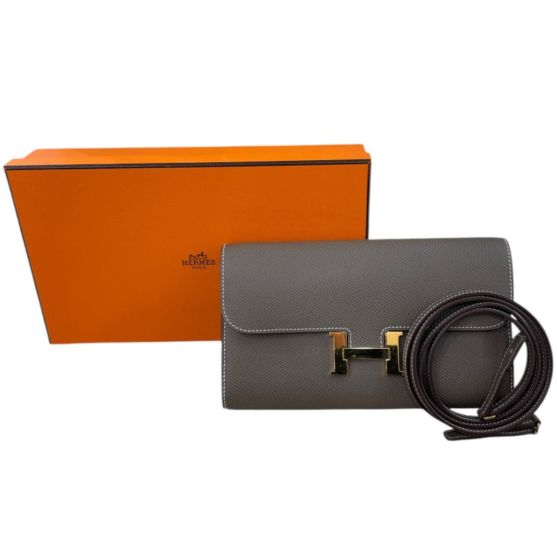 エルメス HERMES コンスタンストゥーゴー U刻印 エトゥープ GD金具 エプソン レディース ショルダーバッグ