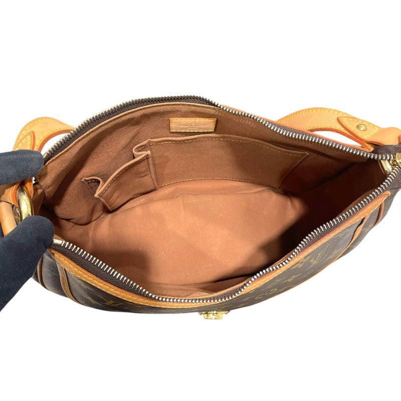 ルイ・ヴィトン LOUIS VUITTON トゥラムGM M40075 ブラウン モノグラム レディース ハンドバッグ
