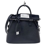 メゾン マルジェラ Maison Margiela 5AC ミニ S56WG0082 ブラック シルバー金具 グレインレザー レディース ハンドバッグ ショルダーバッグ