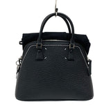 メゾン マルジェラ Maison Margiela 5AC ミニ S56WG0082 ブラック シルバー金具 グレインレザー レディース ハンドバッグ ショルダーバッグ