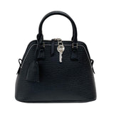 メゾン マルジェラ Maison Margiela 5AC ミニ S56WG0082 ブラック シルバー金具 グレインレザー レディース ハンドバッグ ショルダーバッグ