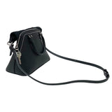 メゾン マルジェラ Maison Margiela 5AC ミニ S56WG0082 ブラック シルバー金具 グレインレザー レディース ハンドバッグ ショルダーバッグ