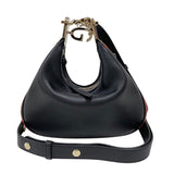 グッチ GUCCI アタッシェ スモール 699409 ブラック ゴールド金具 レザー レディース ショルダーバッグ