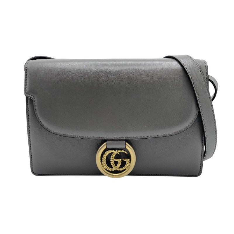 グッチ GUCCI GGマーモントショルダーバッグ 589474 グレー レザー レディース ショルダーバッグ
