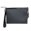 グッチ GUCCI インターロッキングG付き　メッセンジャーバッグ 726833 ブラック　シルバー金具 GGスプリーム メンズ メッセンジャーバッグ