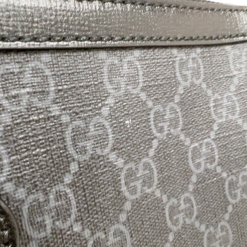 グッチ GUCCI インターロッキングG付き　メッセンジャーバッグ 726833 ブラック　シルバー金具 GGスプリーム メンズ メッセンジャーバッグ