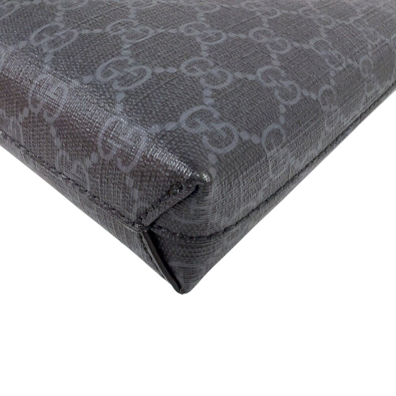 グッチ GUCCI インターロッキングG付き　メッセンジャーバッグ 726833 ブラック　シルバー金具 GGスプリーム メンズ メッセンジャーバッグ