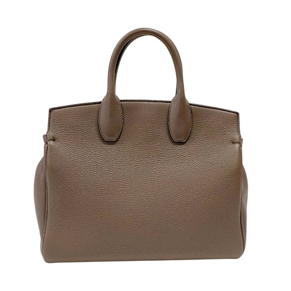 サルヴァトーレ・フェラガモ Salvatore Ferragamo スタジオバッグ 21H159 グレージュ レザー レディース ハンドバッグ ショルダーバッグ