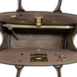 サルヴァトーレ・フェラガモ Salvatore Ferragamo スタジオバッグ 21H159 グレージュ レザー レディース ハンドバッグ ショルダーバッグ