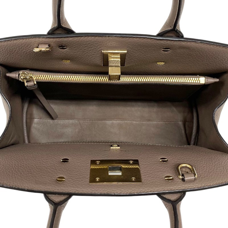 サルヴァトーレ・フェラガモ Salvatore Ferragamo スタジオバッグ 21H159 グレージュ レザー レディース ハンドバッグ ショルダーバッグ