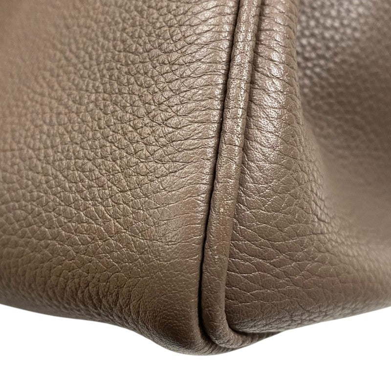 サルヴァトーレ・フェラガモ Salvatore Ferragamo スタジオバッグ 21H159 グレージュ レザー レディース ハンドバッグ ショルダーバッグ