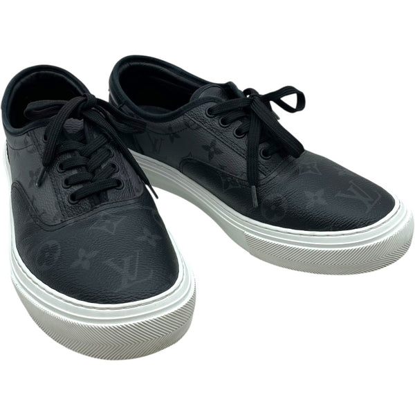 ルイ・ヴィトン LOUIS VUITTON トロカデロライン モノグラムスニーカー LD0250 ブラック レザー メンズ スニーカー