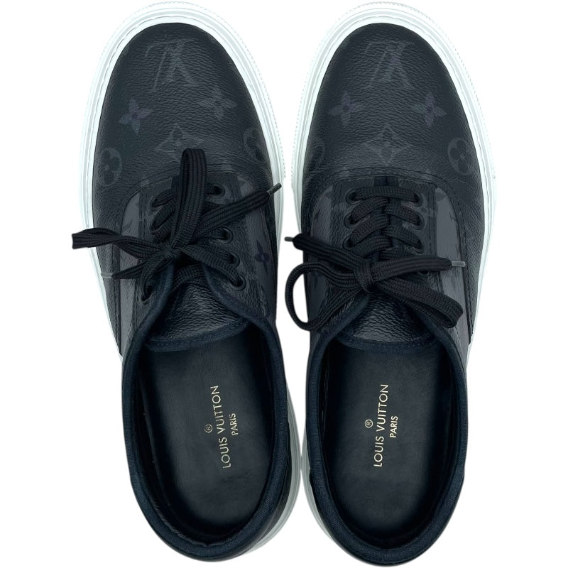 ルイ・ヴィトン LOUIS VUITTON トロカデロライン モノグラムスニーカー LD0250 ブラック レザー メンズ スニーカー