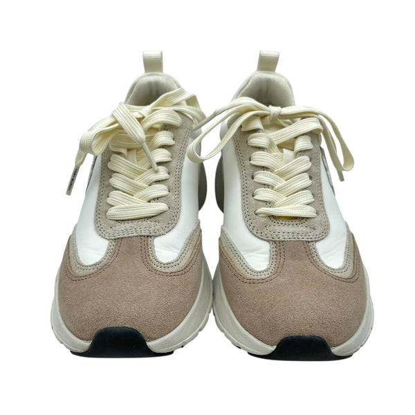 トリーバーチ TORY BURCH ロゴローカットスニーカー ベージュ スエード レディース スニーカー