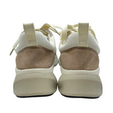 トリーバーチ TORY BURCH ロゴローカットスニーカー ベージュ スエード レディース スニーカー