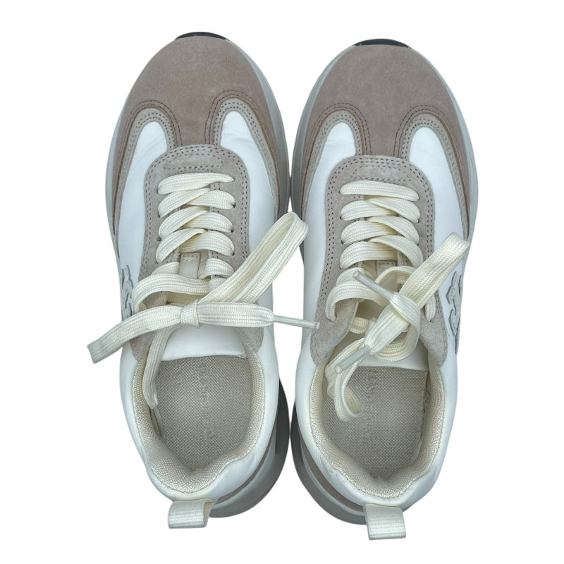 トリーバーチ TORY BURCH ロゴローカットスニーカー ベージュ スエード レディース スニーカー