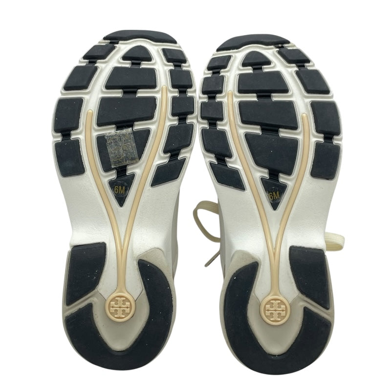 トリーバーチ TORY BURCH ロゴローカットスニーカー ベージュ スエード レディース スニーカー