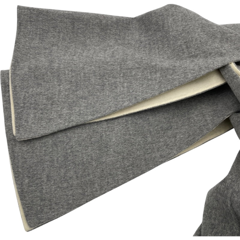 フェンディ FENDI フォックスファーポケットケープコート FF8369 グレー ウール レディース その他アウター