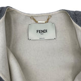 フェンディ FENDI フォックスファーポケットケープコート FF8369 グレー ウール レディース その他アウター