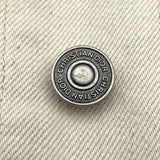 クリスチャン・ディオール Christian Dior オブリークオーバーサイズ デニムジャケット 522V46A3050 ベージュ コットン メンズ デニムジャケット