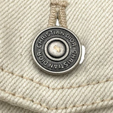 クリスチャン・ディオール Christian Dior オブリークオーバーサイズ デニムジャケット 522V46A3050 ベージュ コットン メンズ デニムジャケット