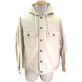 クリスチャン・ディオール Christian Dior オブリークオーバーサイズ デニムジャケット 522V46A3050 ベージュ コットン メンズ デニムジャケット