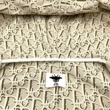 クリスチャン・ディオール Christian Dior オブリークオーバーサイズ デニムジャケット 522V46A3050 ベージュ コットン メンズ デニムジャケット