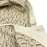 クリスチャン・ディオール Christian Dior オブリークオーバーサイズ デニムジャケット 522V46A3050 ベージュ コットン メンズ デニムジャケット